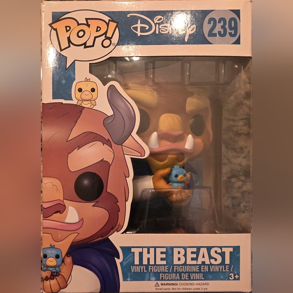 Disney The Beast Vinyl Figure with Blue Bird